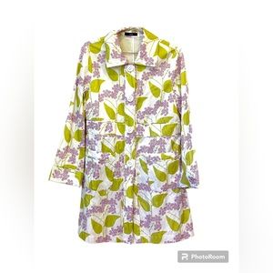 Lilac print spring/summer topper